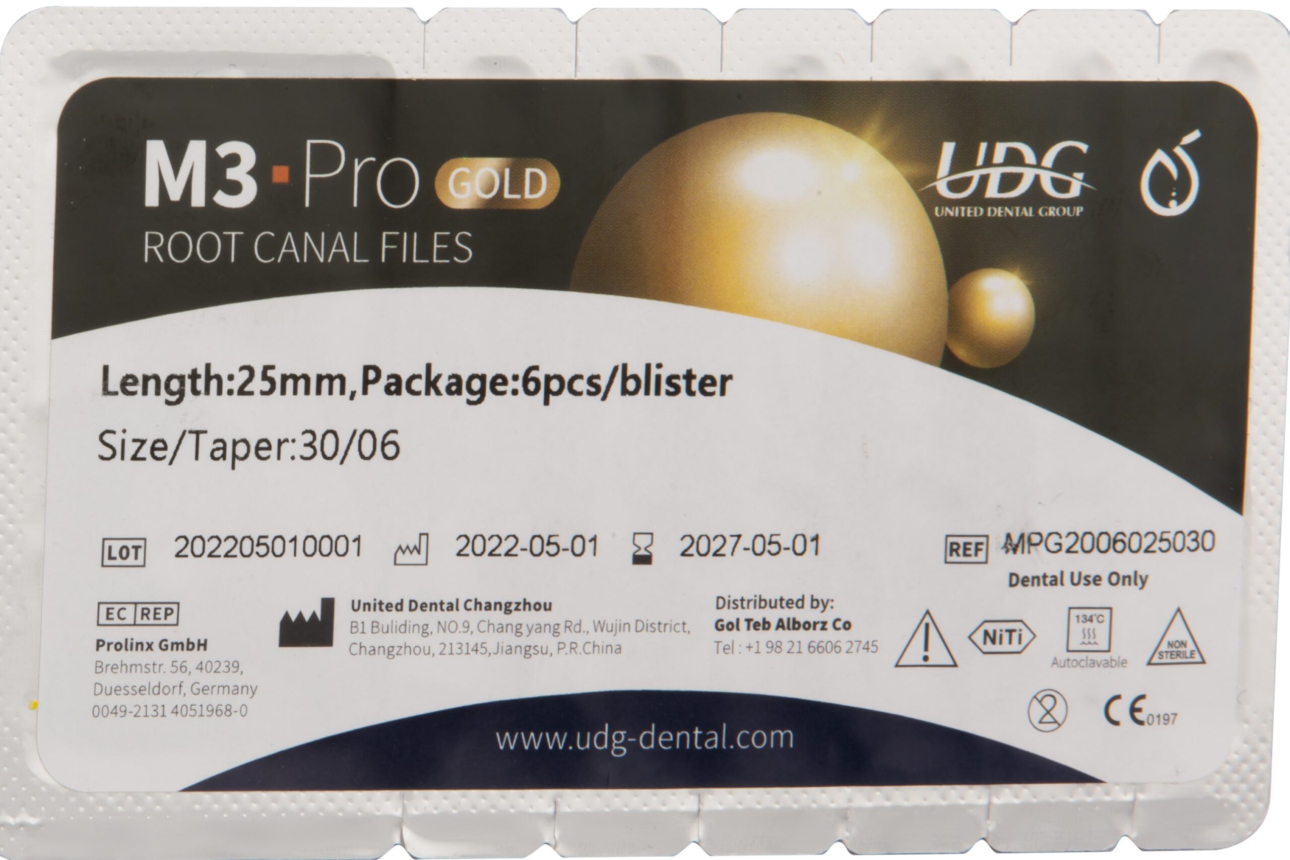 M3 Pro Gold (30-6) 25mm