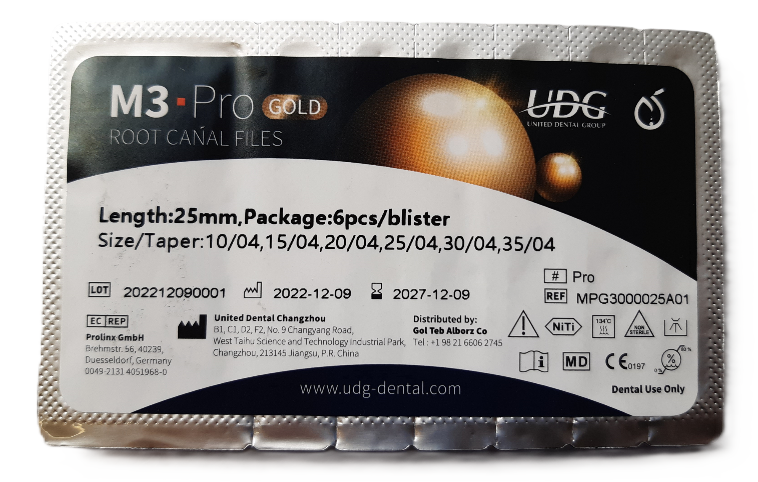 M3 Pro Gold Rotary File (Assorted)